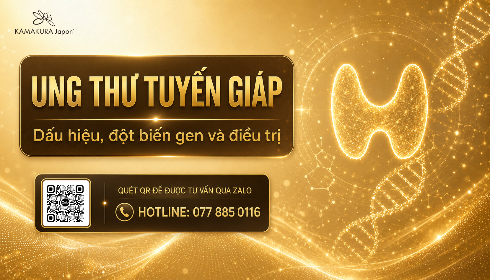 Ung thư tuyến giáp: Nguyên nhân, dấu hiệu, đột biến gen RET và các phương pháp điều trị hiện nay