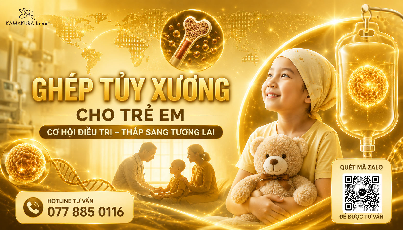 Ghép tủy xương cho trẻ em: Cơ hội điều trị ung thư máu và bệnh lý huyết học tại các trung tâm y tế hàng đầu thế giới